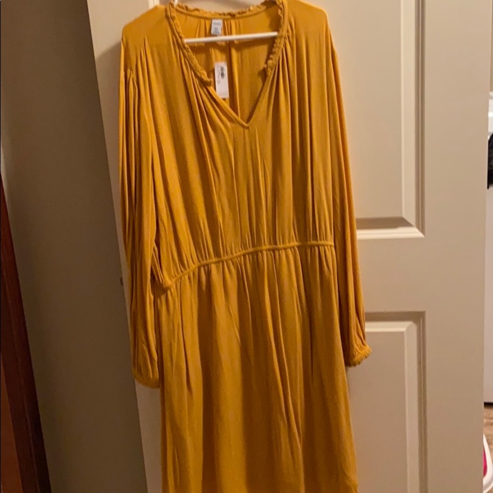 Mustard dress